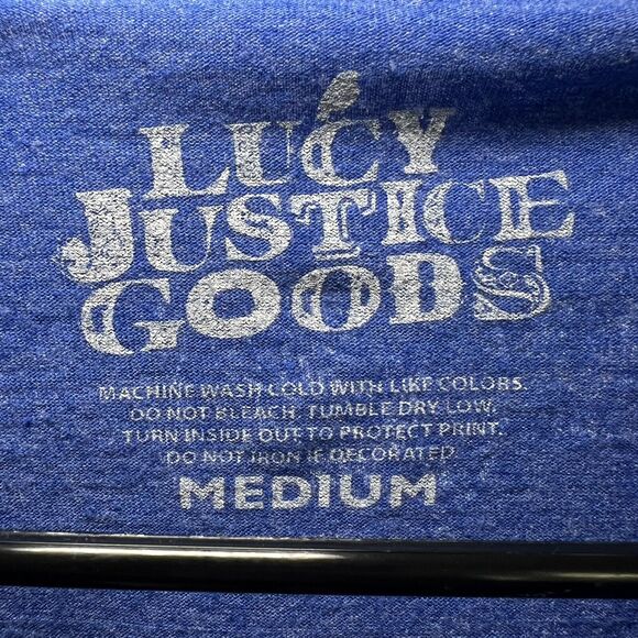 Zac Brown Band Concert T Shirt Size Medium NYE 2013 Detroit Joe Louis Arena Blue - Picture 5 of 7